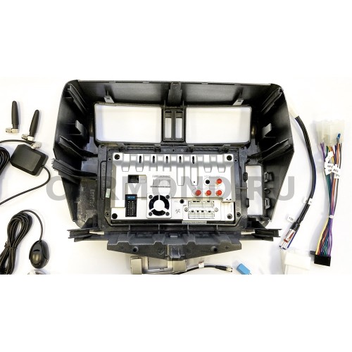 Магнитола Farcar XH065R (S400) (6/128ГБ) для Toyota Land Cruiser Prado 150 2009-2013 серебро на Android 10.0