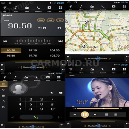 Штатная магнитола CarMedia OL-1641-HL TESLA для Honda CR-V IV 2012-2016 на Android 10.0