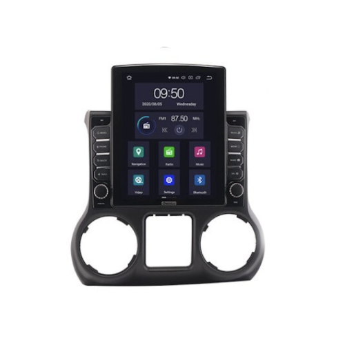 Штатная магнитола CarMedia OL-1258-2-HL TESLA для JEEP Wrangler 2007-2017 на Android 10.0