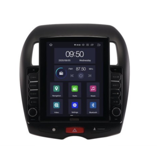 Штатная магнитола CarMedia OL-1631-HL TESLA для Mitsubishi ASX I 2010-2018 на Android 10.0