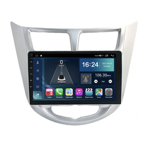 Магнитола Farcar TG067M (S400) для Hyundai Solaris I 2011-2017 на Android 12.0
