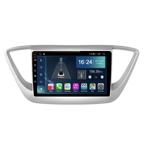 Магнитола Farcar TG766M (S400) для Hyundai Solaris II 2017-2020 на Android 12.0
