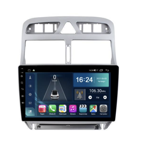 Магнитола Farcar TG017M (S400) для Peugeot 307 I 2001-2008 на Android 12.0