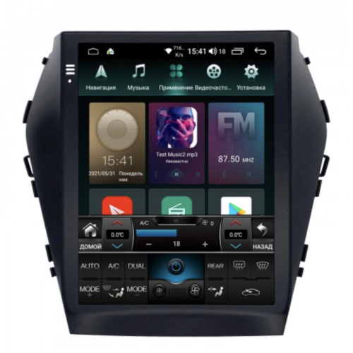 Штатная магнитола Roximo RT-2019-N15 для Hyundai Santa Fe III 2012-2019 Navi на Android 11.0