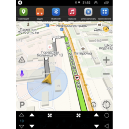 Монитор Android Roximo RT-1000 Tesla-style под рамки 10 дюймов