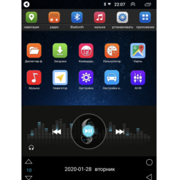 Монитор Android Roximo RT-1000 Tesla-style под рамки 10 дюймов
