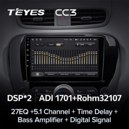 Штатная магнитола Teyes CC3 4/64 ГБ для KIA Soul II 2013-2019 на Android 10.0
