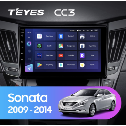 Штатная магнитола Teyes CC3 4/64 ГБ для Hyundai Sonata VI (YF) 2009-2014 на Android 10.0