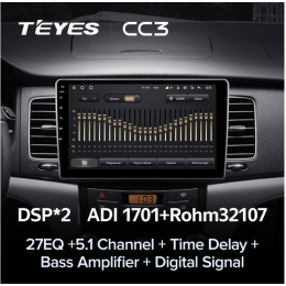 Штатная магнитола Teyes CC3 3/32 GB для SsangYong Actyon, Korando 2010-2013 на Android 10.0