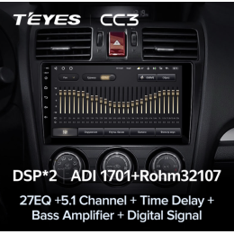 Штатная магнитола Teyes CC3 3/32 GB для Subaru Forester IV 2013-2014, Impreza IV 2012-2017 на Android 10.0