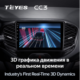 Штатная магнитола Teyes CC3 3/32 GB для Lada Vesta 2015-2022 на Android 10.0