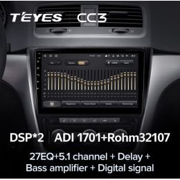 Штатная магнитола Teyes CC3 3/32 GB для Skoda Yeti 5L 2009-2014 на Android 10.0