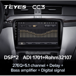 Штатная магнитола Teyes CC3 4/64 ГБ для Skoda Superb II (B6) 2008-2015 на Android 10.0
