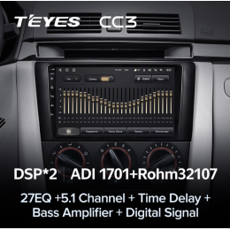 Штатная магнитола Teyes CC3 3/32 GB для Mazda 3 BK 2003-2009 на Android 10.0
