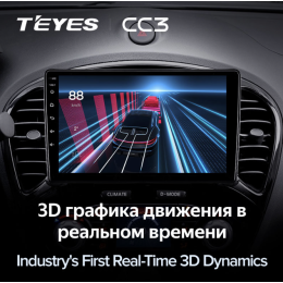 Штатная магнитола Teyes CC3 3/32 GB для Nissan Juke 2010-2019 на Android 10.0