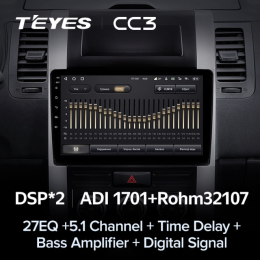 Штатная магнитола Teyes CC3 3/32 GB для Nissan X-Trail II (T31) 2007-2014 на Android 10.0