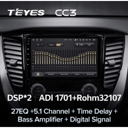 Штатная магнитола Teyes CC3 4/64 ГБ для Mitsubishi Pajero Sport III 2015-2021 на Android 10.0