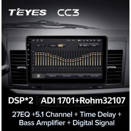Штатная магнитола Teyes CC3 4/64 ГБ для Mitsubishi Lancer X 2007-2012 на Android 10.0