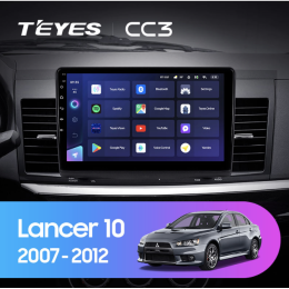 Штатная магнитола Teyes CC3 3/32 GB для Mitsubishi Lancer X 2007-2012 на Android 10.0