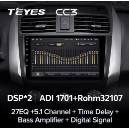 Штатная магнитола Teyes CC3 3/32 GB для Lifan X60 I 2012-2016 на Android 10.0