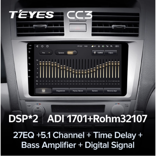 Штатная магнитола Teyes CC3 3/32 GB для Toyota Camry V40 2006-2011 на Android 10.0