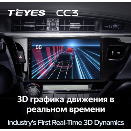 Штатная магнитола Teyes CC3 3/32 GB для Toyota Corolla XI 2013-2015 на Android 10.0