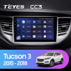 Штатная магнитола Teyes CC3 3/32 GB для Hyundai Tucson III 2015-2018 на Android 10.0