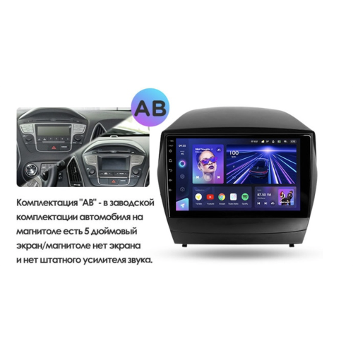 Штатная магнитола Teyes CC3 3/32 GB для Hyundai ix35, Tucson II 2010-2015 на Android 10.0