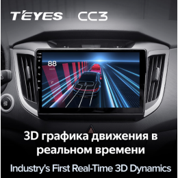 Штатная магнитола Teyes CC3 4/64 ГБ для Hyundai Creta 2016-2021 на Android 10.0