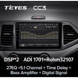 Штатная магнитола Teyes CC3 4/64 ГБ для Kia Picanto 2011-2016 на Android 10.0
