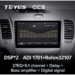 Штатная магнитола Teyes CC3 4/64 ГБ для KIA Cerato III 2013-2018 на Android 10.0