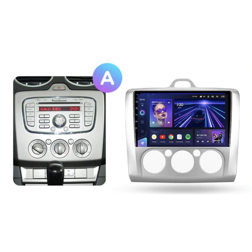 Штатная магнитола Teyes CC3 4/64 ГБ для Ford Focus II 2005-2011 (кондиционер) на Android 10.0