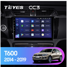 Штатная магнитола Teyes CC3 4/64 для Zotye T600 на Android 10.0