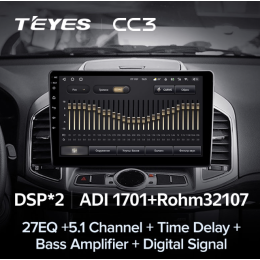 Штатная магнитола Teyes CC3 3/32 GB для Chevrolet Captiva 2011-2015 на Android 10.0