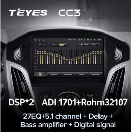 Штатная магнитола Teyes CC3 4/64 ГБ для Ford Focus 3 (2015+) на Android 10.0