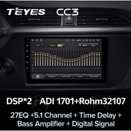Штатная магнитола Teyes CC3 4/64 ГБ для KIA Rio IV 2020-2023 на Android 10.0