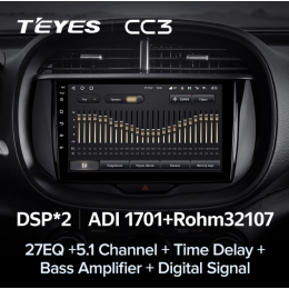 Штатная магнитола Teyes CC3 4/64 ГБ для Kia Soul III 2019-2024 на Android 10.0