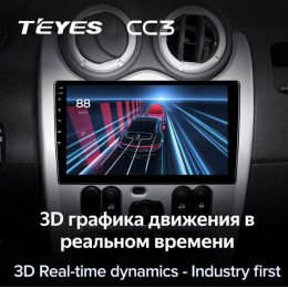 Штатная магнитола Teyes CC3 3/32 GB для Renault Logan, Sandero 2009-2013 на Android 10.0