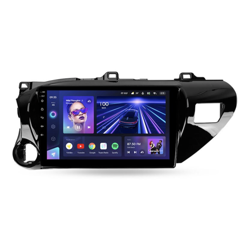 Штатная магнитола Teyes CC3 3/32 GB для Toyota Hilux 2015-2020 на Android 10.0