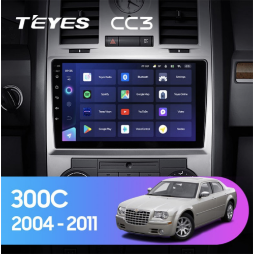 Штатная магнитола Teyes CC3 4/64 ГБ для Chrysler 300C I 2004-2011 на Android 10.0