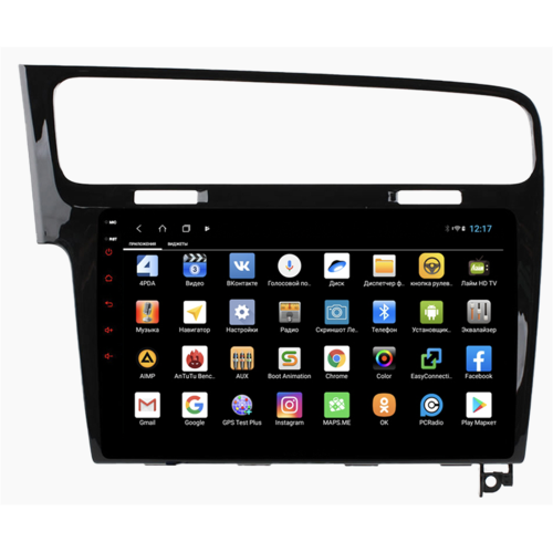 Штатная магнитола Parafar для Volkswagen Golf 7 2013-2019 на Android 12.0 (PF257XHD)