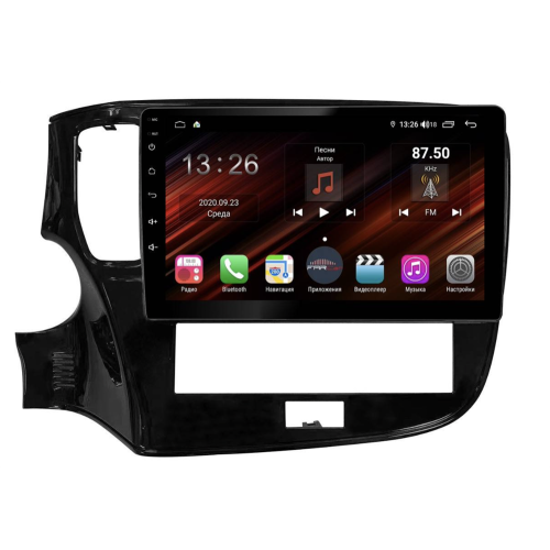 Магнитола Farcar XH2005R (S400) с DSP + 4G (6/128 ГБ) для Mitsubishi Outlander III 2019-2024 на Android 10.0