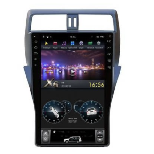 Магнитола Farcar ZF1053 DSP Tesla Style для Toyota Land Cruiser Prado 150 2017-2020 на Android 9.0