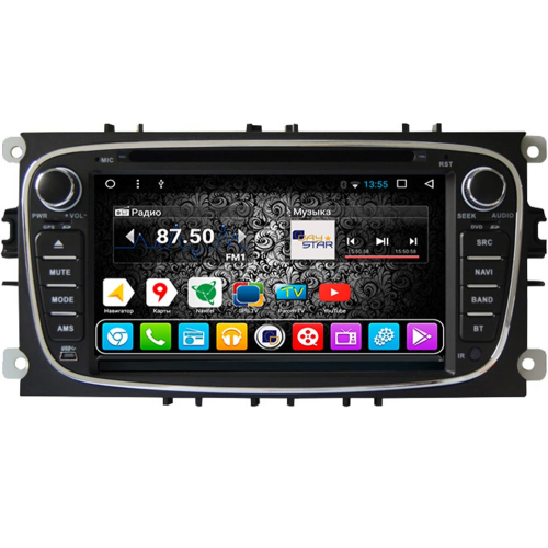 Штатная магнитола DayStar DS-7012HD для Ford Focus 2 на Android 9.0