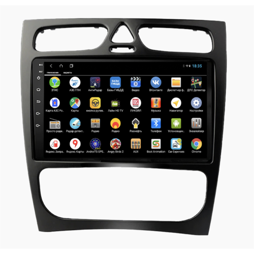 Штатная магнитола Parafar для Mercedes Benz C-class (W203), CLK-Class (W209) 2000-2005 на Android 12.0 (PF205XHD)