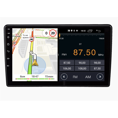 Штатная магнитола Parafar для Mitsubishi Pajero IV 2006-2019 на Android 10.0 (PF458LTX10)