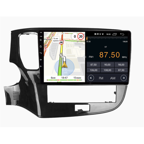 Штатная магнитола Parafar для Mitsubishi Outlander III 2019-2024 на Android 10.0 (PF229LTX)
