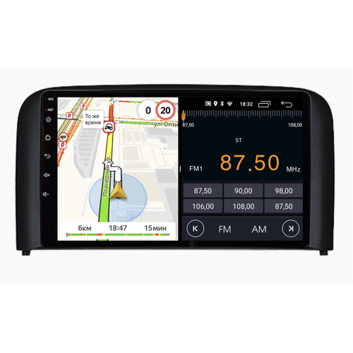 Штатная магнитола Parafar для Volvo S80 2001-2006 на Android 10.0 (PF188LTX)