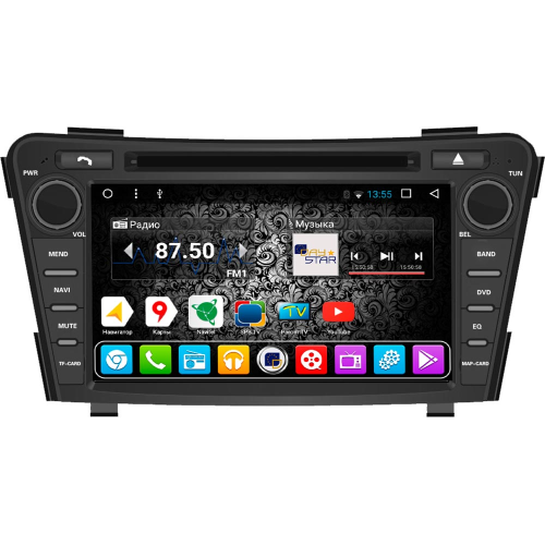 Штатная магнитола DayStar DS-7097HD для Hyundai i40 2011-2017 на Android 9.0