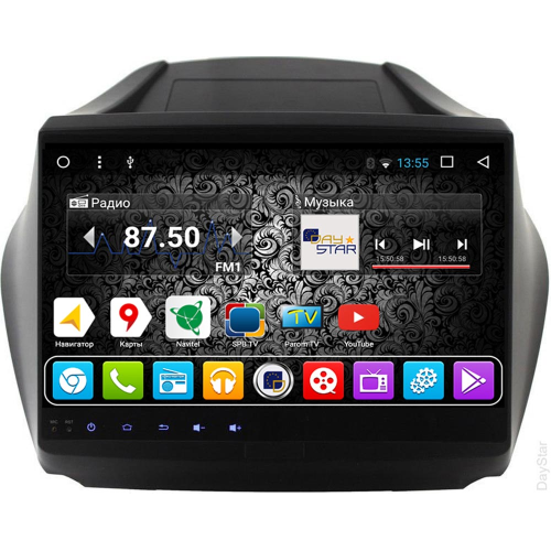 Штатная магнитола DayStar DS-7051HB для Hyundai ix35 2009-2015 на Android 9.0